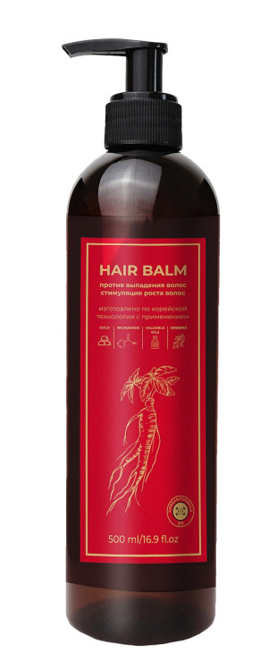Бальзам для волос с корейским женьшенем и золотом 500 мл в Петрозаводске