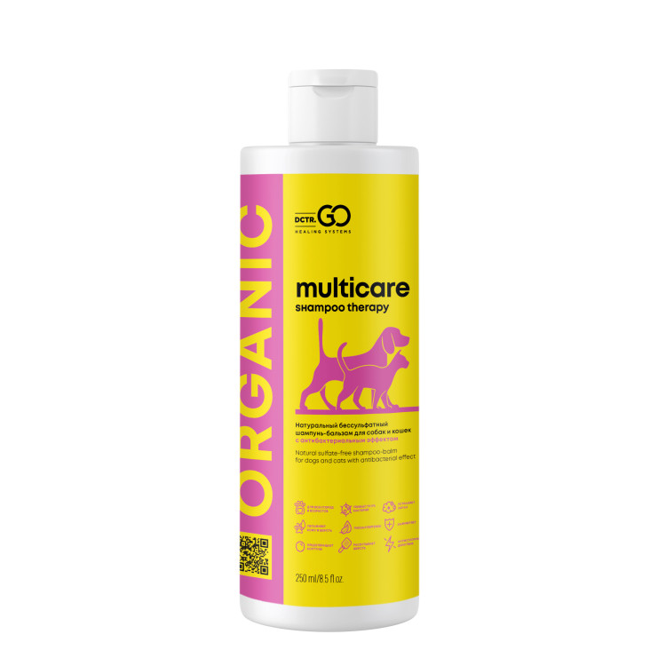 Dctr.Go Шампунь-бальзам для животных  Sнampoo Therapy "Мультиуход" 250 ml в Петрозаводске